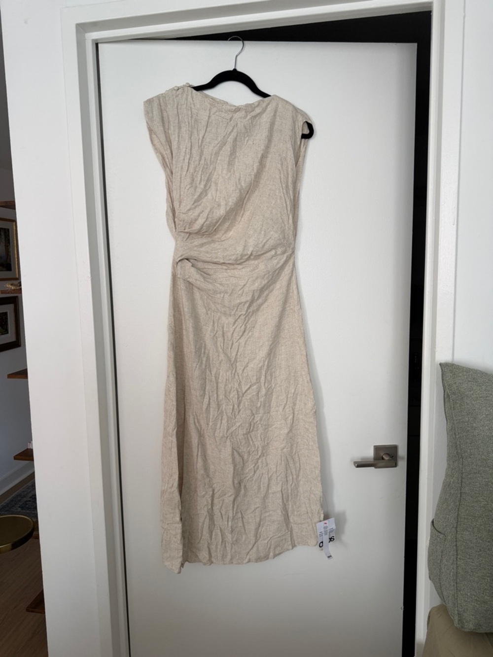 ASOS Cream Sleeveless Maxi Dress